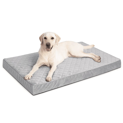 29" Waterproof Orthopedic Dog Bed for Medium Dogs, Dog Crate Bed with Removable Washable Cover