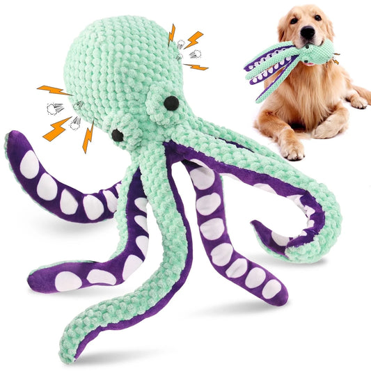Large Squeaky Dog Toys- Plush Dog Toys with Soft Fabric for Small, Medium, and Large Dogs Daily Companionship, Training Reward Gift
